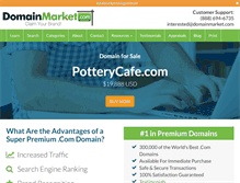 Tablet Screenshot of potterycafe.com
